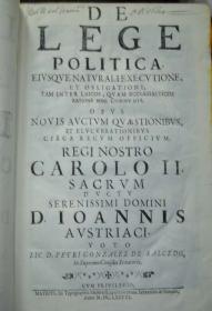 De Lege Politica, Eiusque Naturalie Executione, et Obligatione, Tam Inter Laicos, Quam Ecclesiasticos Ratione Boni Communis